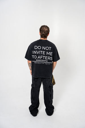Brabo Oversized Heavy Cotton Acid Wash Tee