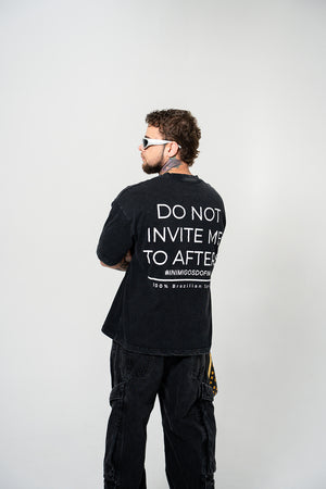 Brabo Oversized Heavy Cotton Acid Wash Tee