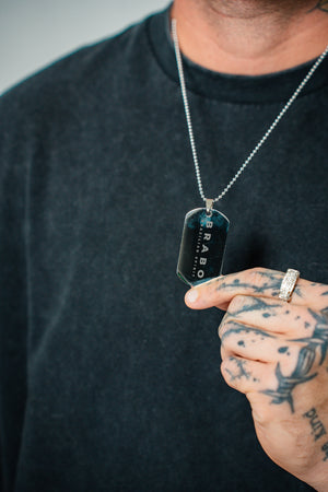 Brabo Metal Dog Tag Necklace