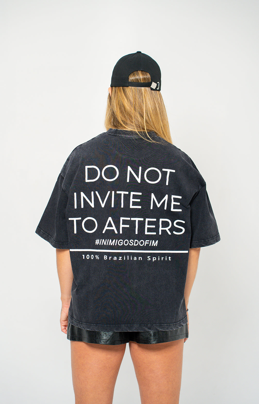 Brabo Oversized Heavy Cotton Acid Wash Tee