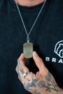 Brabo Metal Dog Tag Necklace